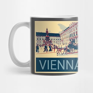 Vienna in Shepard Fairey style Mug